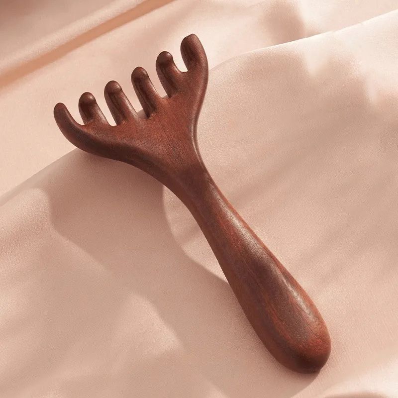 Six-Claw Meridian Massage Comb for Optimal Relaxation
