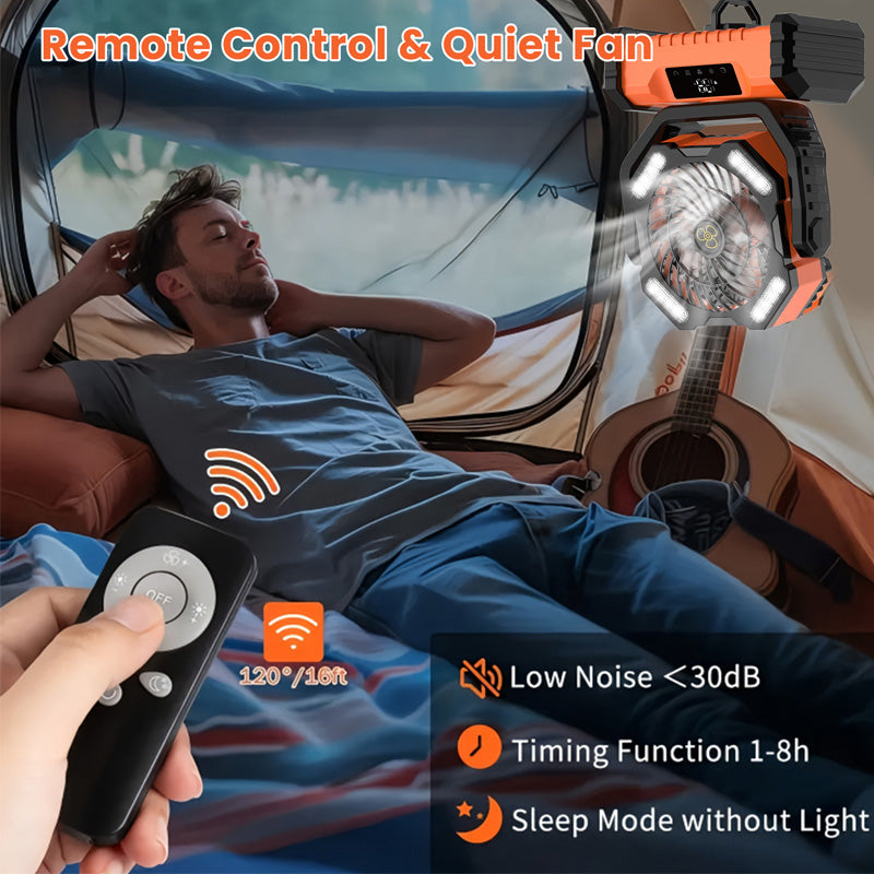 Ventilateur Portable Oscillant avec Télécommande - Puissant et Efficace pour un Confort Optimal