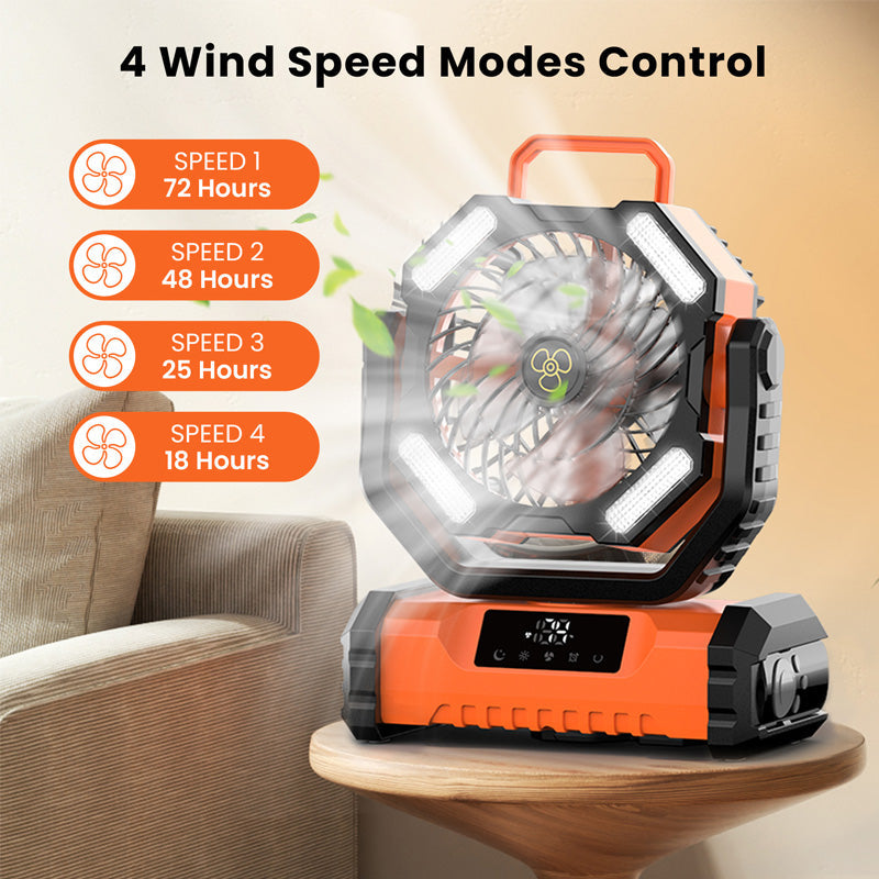 Ventilateur Portable Oscillant avec Télécommande - Puissant et Efficace pour un Confort Optimal