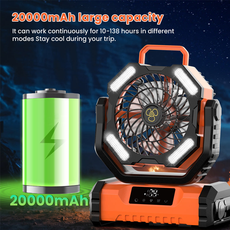 Ventilateur Portable Oscillant avec Télécommande - Puissant et Efficace pour un Confort Optimal