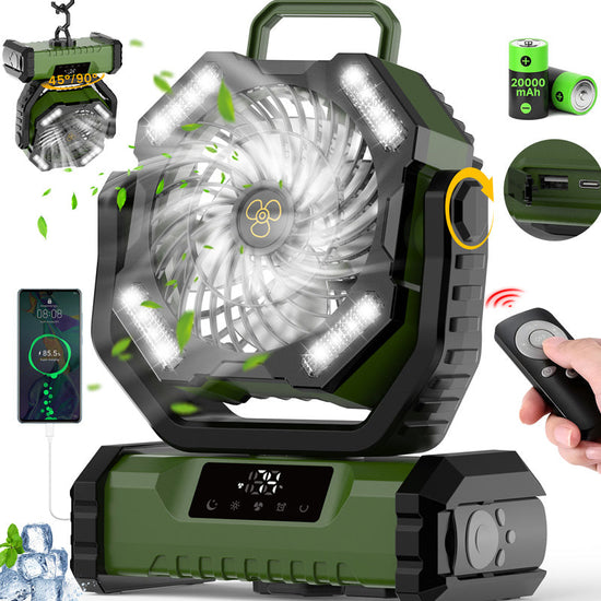 Ventilateur Portable Oscillant avec Télécommande - Puissant et Efficace pour un Confort Optimal