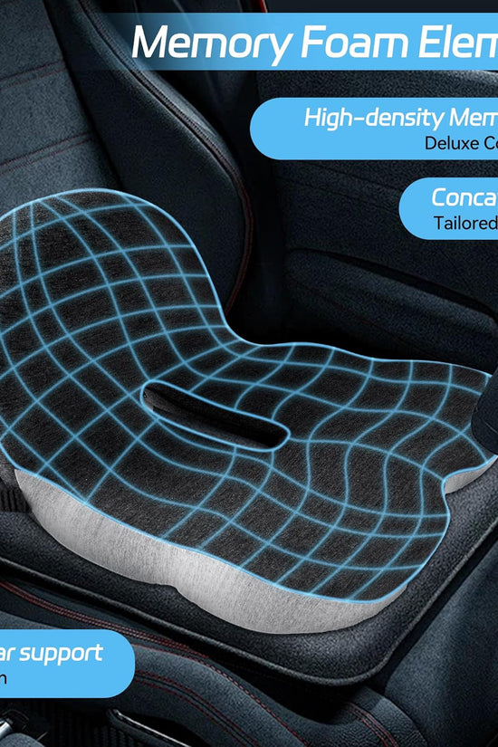 Coussin de siège en mousse à mémoire de forme antidérapant pour un confort optimal