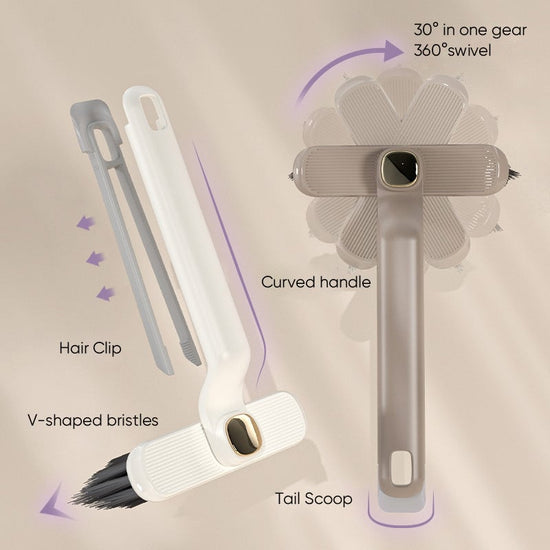 Brosse de nettoyage de crevasses rotative multifonction 3 en 1 - Offrez-vous une propreté parfaite avec cette offre du dernier jour à -50 %