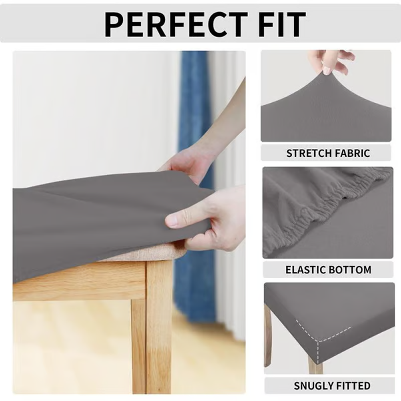 Housses de chaise extensibles et imperméables – Pack Économique 4 pièces pour une protection optimale