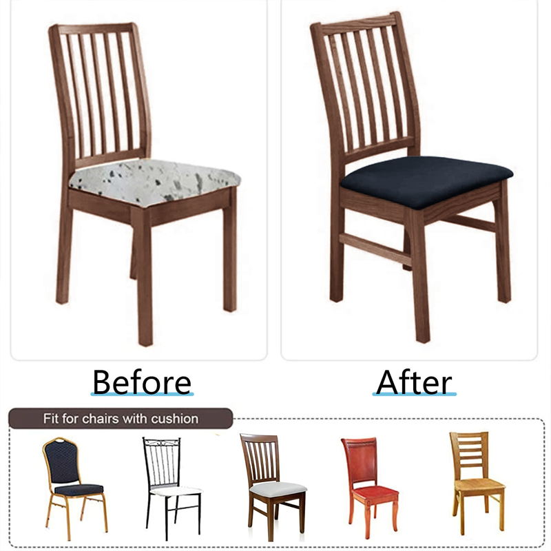 Housses de chaise extensibles et imperméables – Pack Économique 4 pièces pour une protection optimale
