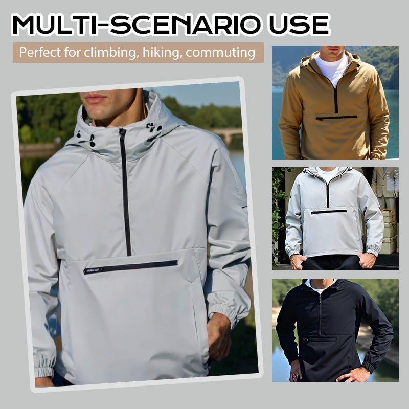 Men's Waterproof and Windproof Outer Jacket