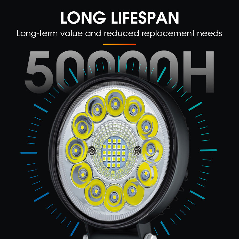 Lumière LED 4 Pouces 99W pour Aventure Tout-Terrain Puissante et Durable