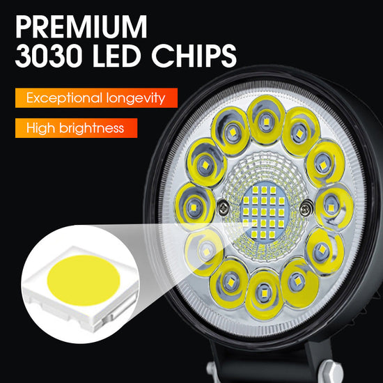 Lumière LED 4 Pouces 99W pour Aventure Tout-Terrain Puissante et Durable