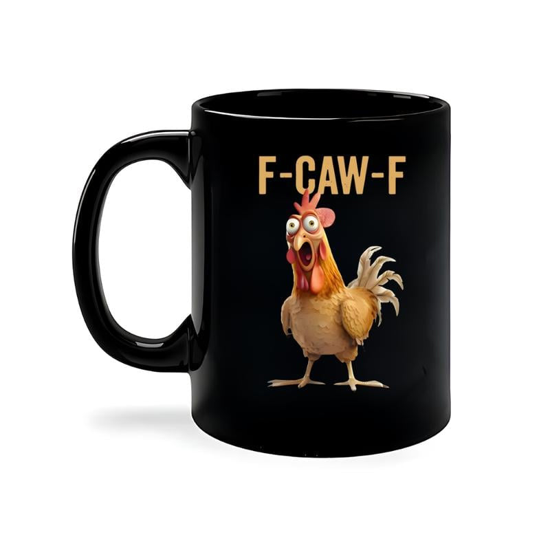 Tasse Humoristique Poulet F-Caw-F ⏳Offre Limitee⏰