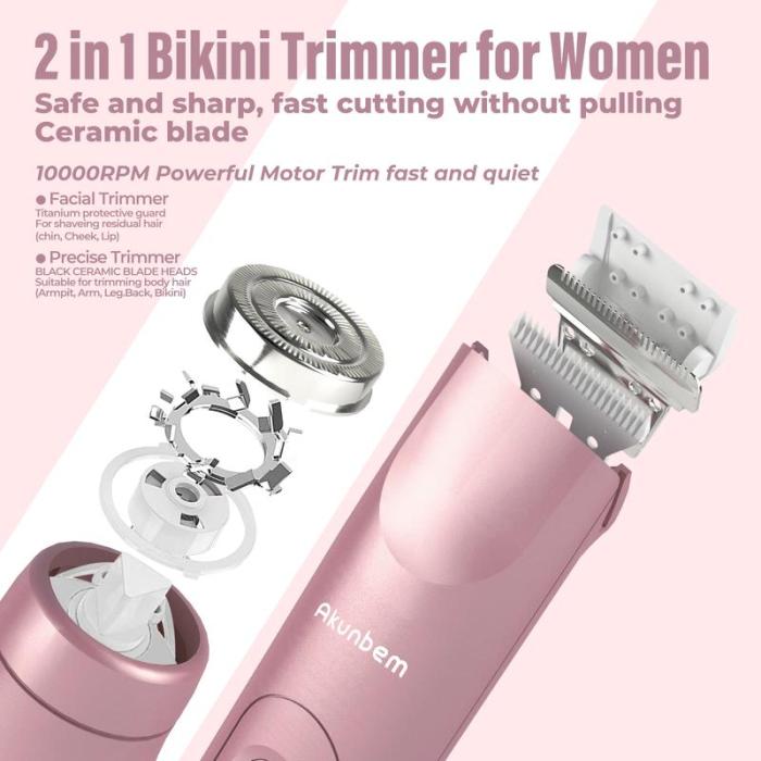 💜 2-in-1 Comfort Electric Razor for Soft and Effortless Skin