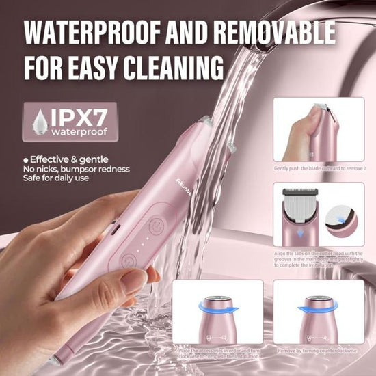 💜 2-in-1 Comfort Electric Razor for Soft and Effortless Skin